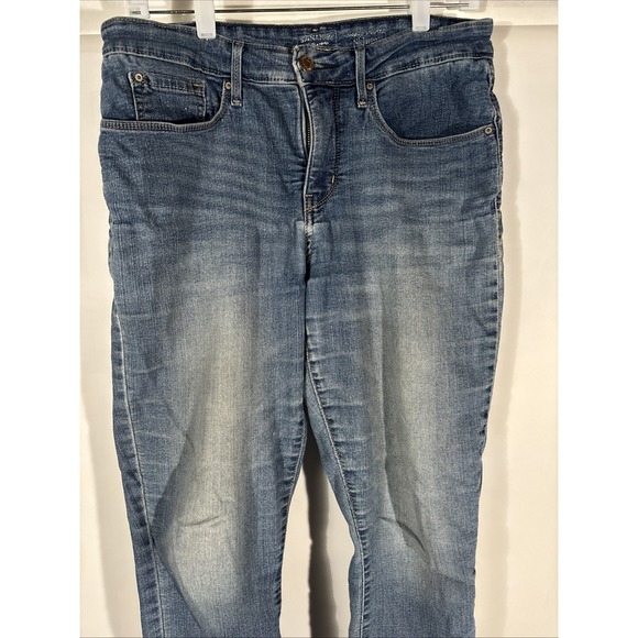 Vtg Levi Signature Gold Jeans Women 10S 30x28 Medium Wash Pull On Shaping Skinny - Picture 3 of 12